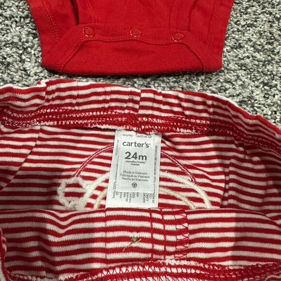 New with tags! Carter's My Very First Christmas 2 piece Set, Santa, 24 months - Picture 7 of 8